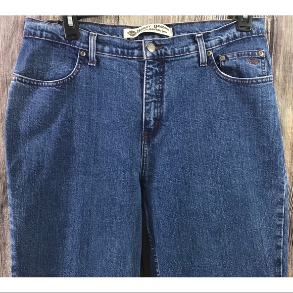 Harley-Davidson Classic Straight Blue Denim Jeans - Picture 2 of 7